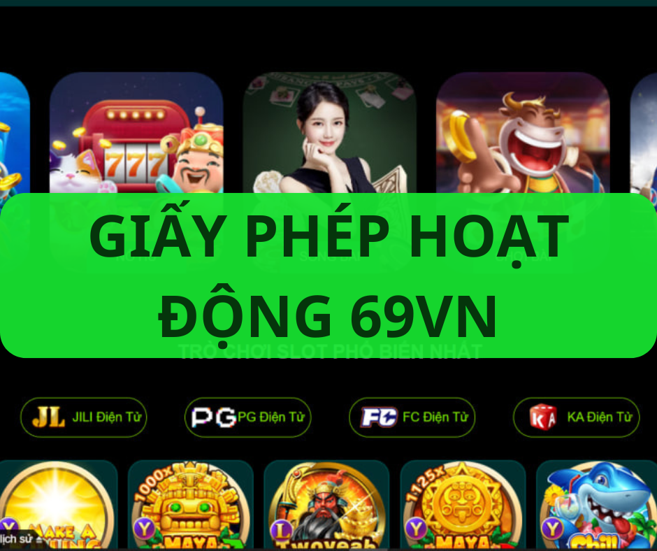 Giấy phép hoạt động 69vn đang có